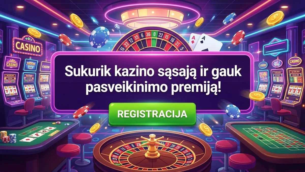 Registracija su bonusu